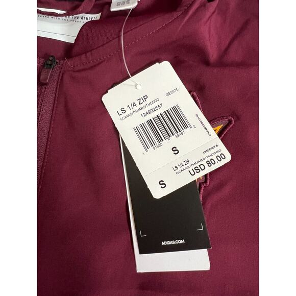 Adidas Arizona State Sun Devils Jacket Maroon GE5675 Men's Size S NWT - Picture 11 of 12